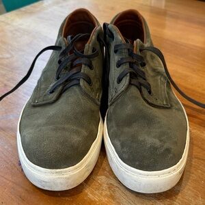 Men's Wolverine 1000 Mile Olive Suede Sneakers